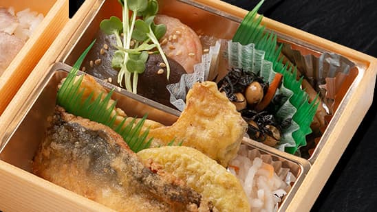 鹿児島産厳選豚ローストポークと手作り惣菜の二段膳