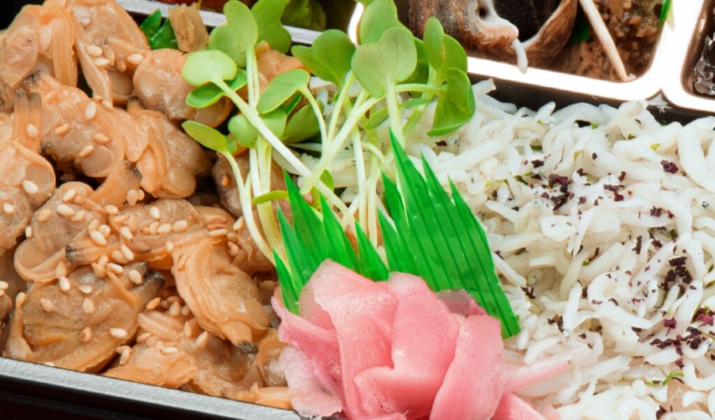 あさりとしらすの2色御膳